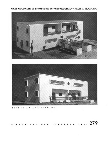 L'architettura italiana periodico mensile di costruzione e di architettura pratica