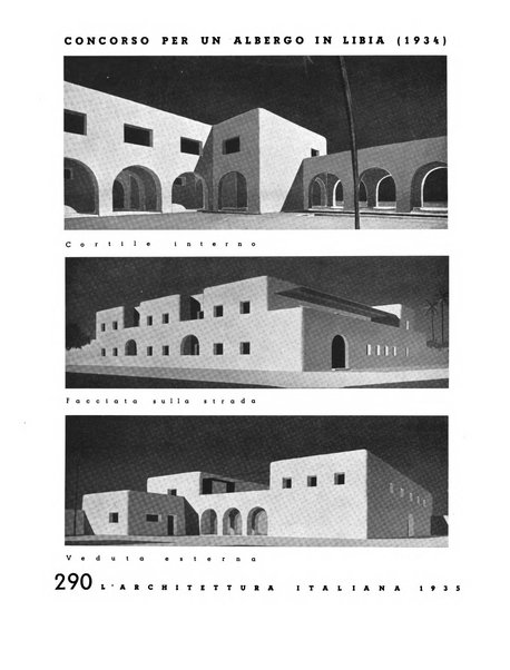 L'architettura italiana periodico mensile di costruzione e di architettura pratica