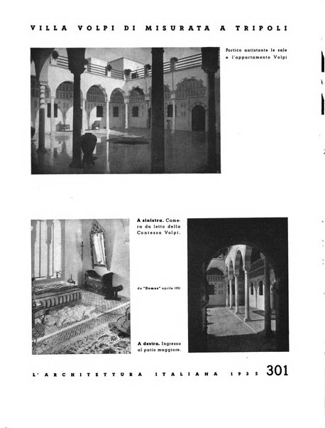 L'architettura italiana periodico mensile di costruzione e di architettura pratica