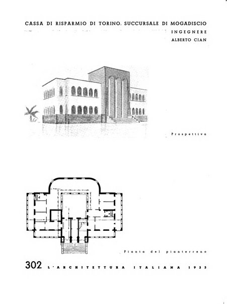 L'architettura italiana periodico mensile di costruzione e di architettura pratica