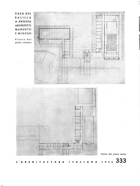 L'architettura italiana periodico mensile di costruzione e di architettura pratica