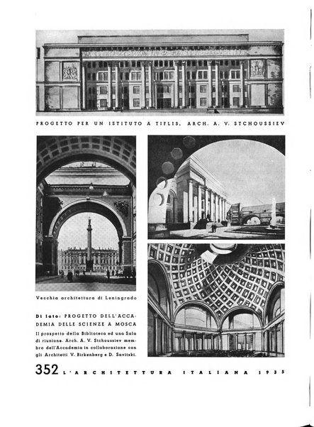 L'architettura italiana periodico mensile di costruzione e di architettura pratica