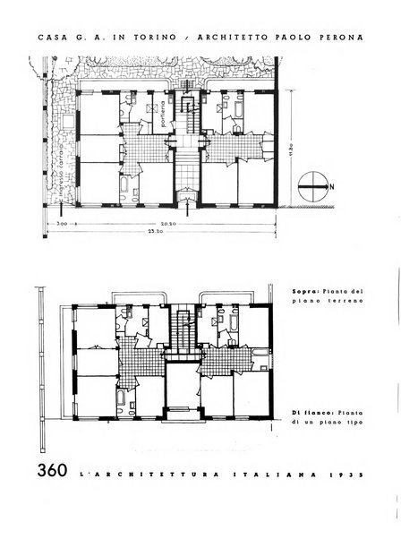 L'architettura italiana periodico mensile di costruzione e di architettura pratica