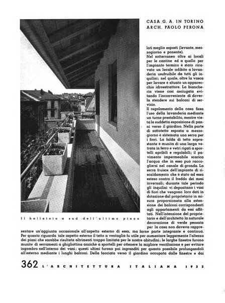 L'architettura italiana periodico mensile di costruzione e di architettura pratica