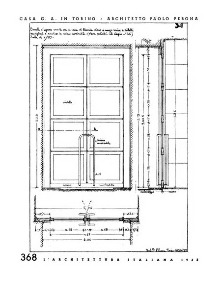 L'architettura italiana periodico mensile di costruzione e di architettura pratica