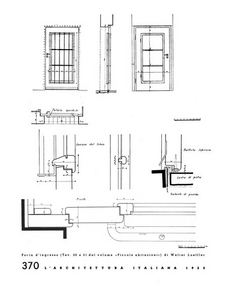 L'architettura italiana periodico mensile di costruzione e di architettura pratica