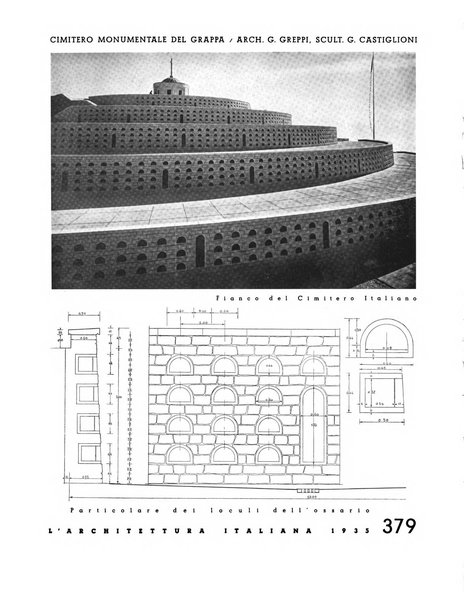 L'architettura italiana periodico mensile di costruzione e di architettura pratica