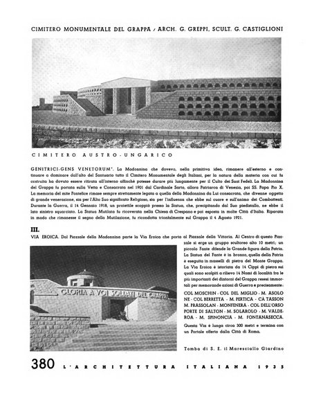 L'architettura italiana periodico mensile di costruzione e di architettura pratica