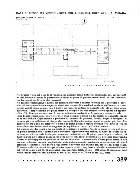 L'architettura italiana periodico mensile di costruzione e di architettura pratica