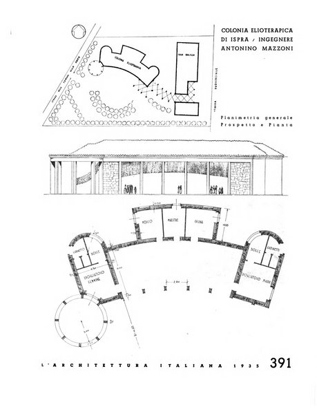 L'architettura italiana periodico mensile di costruzione e di architettura pratica