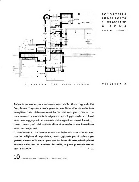 L'architettura italiana periodico mensile di costruzione e di architettura pratica