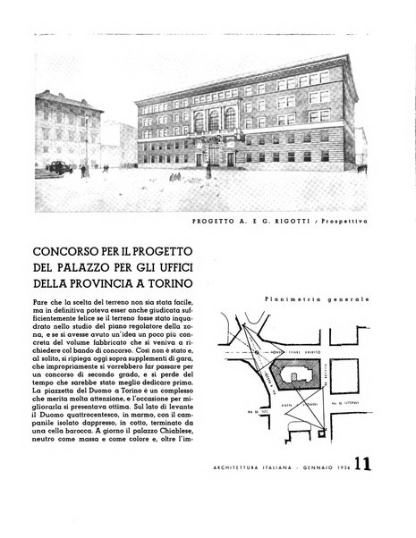 L'architettura italiana periodico mensile di costruzione e di architettura pratica