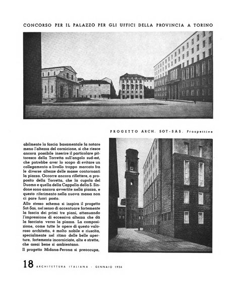 L'architettura italiana periodico mensile di costruzione e di architettura pratica