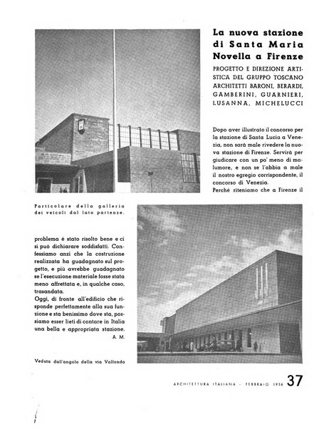 L'architettura italiana periodico mensile di costruzione e di architettura pratica