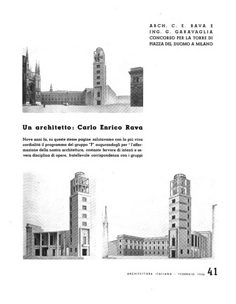 L'architettura italiana periodico mensile di costruzione e di architettura pratica