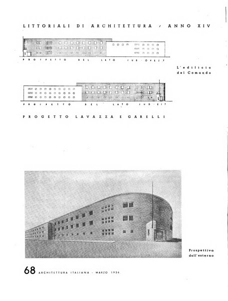 L'architettura italiana periodico mensile di costruzione e di architettura pratica