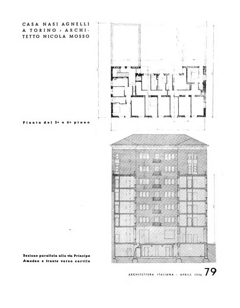 L'architettura italiana periodico mensile di costruzione e di architettura pratica