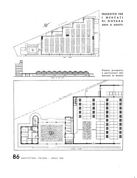 L'architettura italiana periodico mensile di costruzione e di architettura pratica