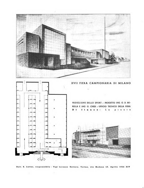 L'architettura italiana periodico mensile di costruzione e di architettura pratica