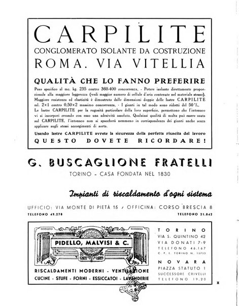 L'architettura italiana periodico mensile di costruzione e di architettura pratica