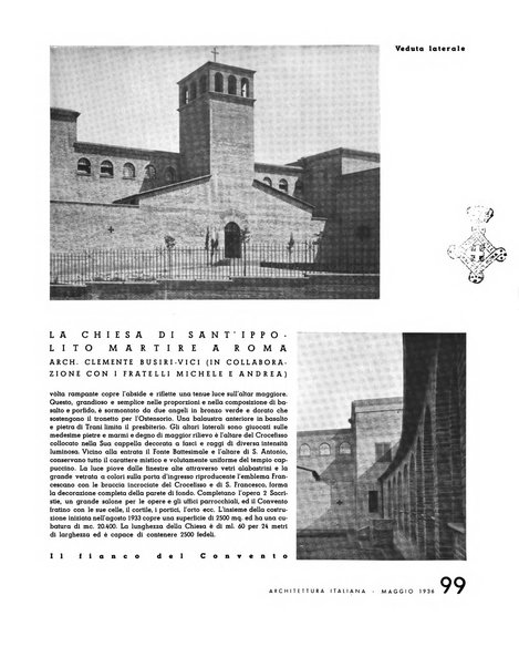 L'architettura italiana periodico mensile di costruzione e di architettura pratica