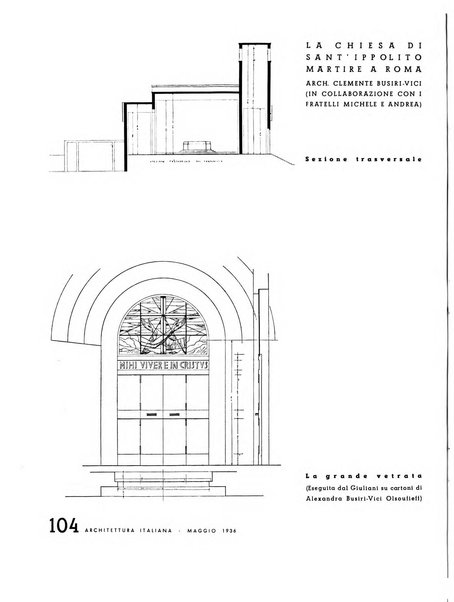 L'architettura italiana periodico mensile di costruzione e di architettura pratica