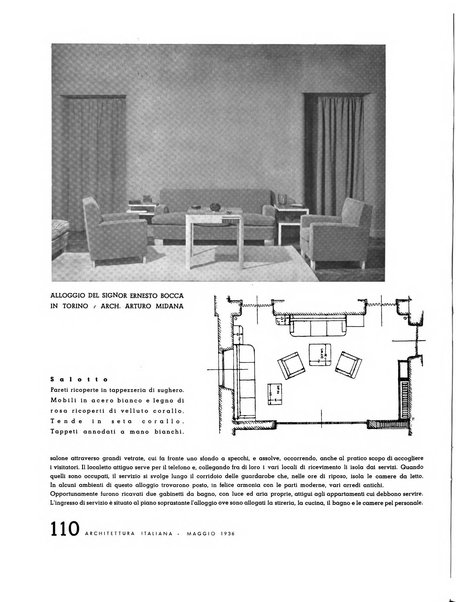 L'architettura italiana periodico mensile di costruzione e di architettura pratica