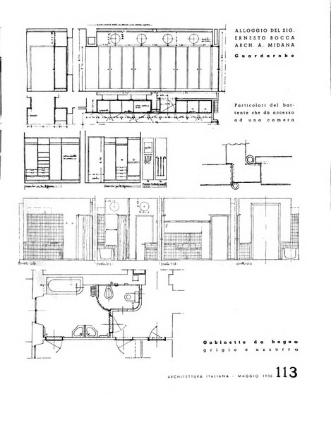 L'architettura italiana periodico mensile di costruzione e di architettura pratica