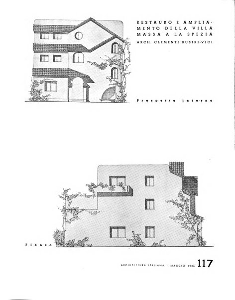 L'architettura italiana periodico mensile di costruzione e di architettura pratica