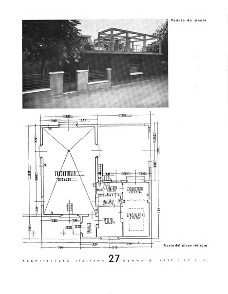 L'architettura italiana periodico mensile di costruzione e di architettura pratica