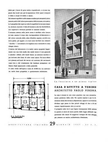 L'architettura italiana periodico mensile di costruzione e di architettura pratica