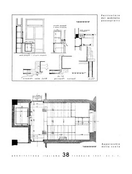 L'architettura italiana periodico mensile di costruzione e di architettura pratica