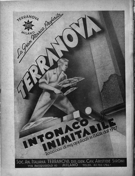 L'architettura italiana periodico mensile di costruzione e di architettura pratica