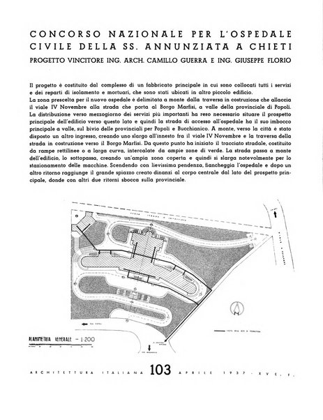 L'architettura italiana periodico mensile di costruzione e di architettura pratica