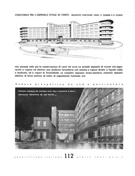 L'architettura italiana periodico mensile di costruzione e di architettura pratica