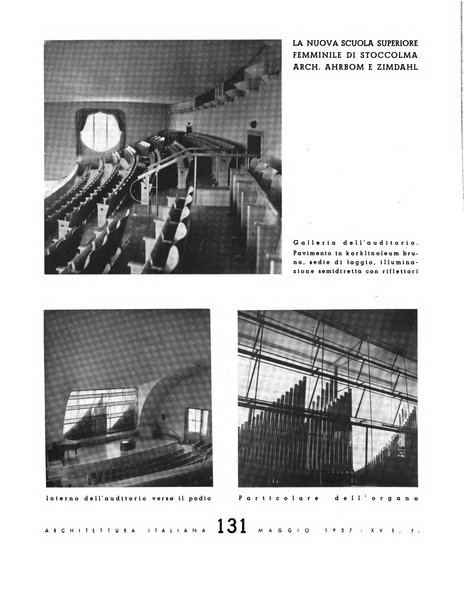 L'architettura italiana periodico mensile di costruzione e di architettura pratica