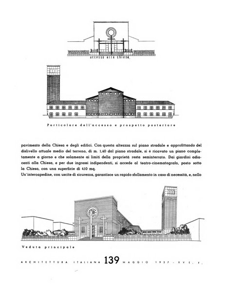 L'architettura italiana periodico mensile di costruzione e di architettura pratica