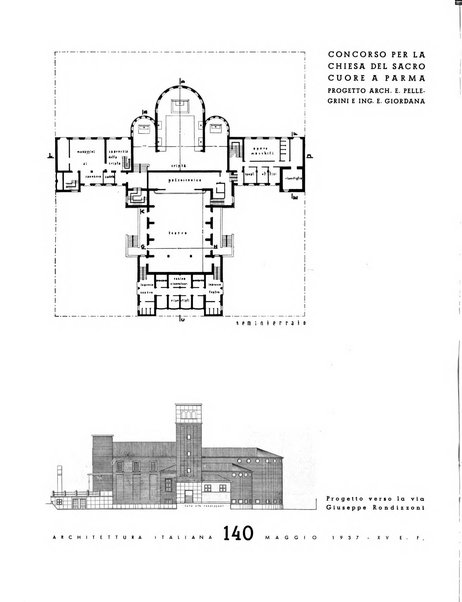 L'architettura italiana periodico mensile di costruzione e di architettura pratica