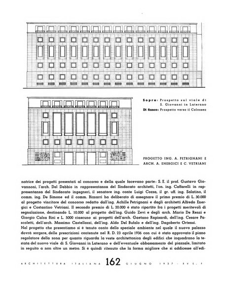 L'architettura italiana periodico mensile di costruzione e di architettura pratica