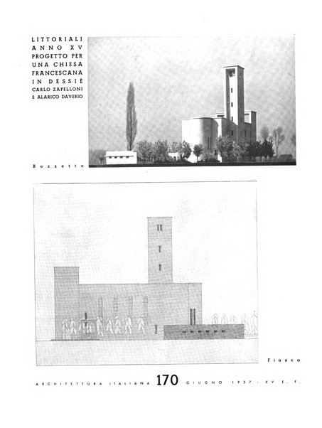 L'architettura italiana periodico mensile di costruzione e di architettura pratica