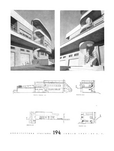 L'architettura italiana periodico mensile di costruzione e di architettura pratica