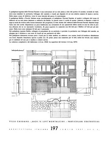 L'architettura italiana periodico mensile di costruzione e di architettura pratica