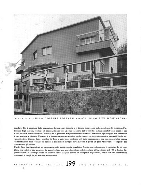 L'architettura italiana periodico mensile di costruzione e di architettura pratica