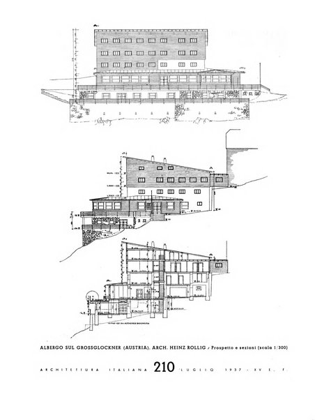 L'architettura italiana periodico mensile di costruzione e di architettura pratica