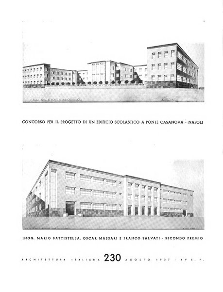 L'architettura italiana periodico mensile di costruzione e di architettura pratica