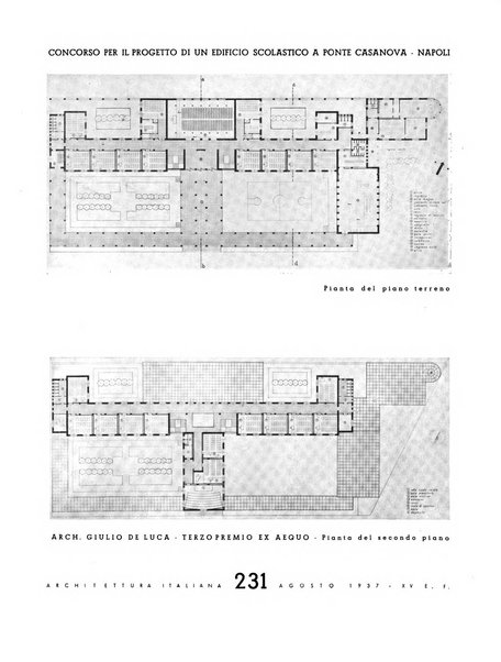 L'architettura italiana periodico mensile di costruzione e di architettura pratica