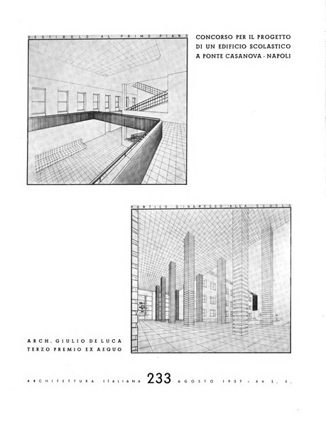 L'architettura italiana periodico mensile di costruzione e di architettura pratica