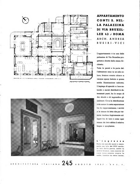 L'architettura italiana periodico mensile di costruzione e di architettura pratica