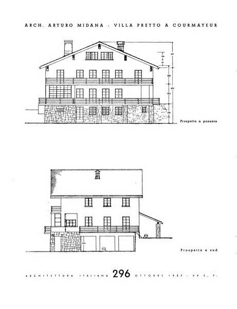 L'architettura italiana periodico mensile di costruzione e di architettura pratica