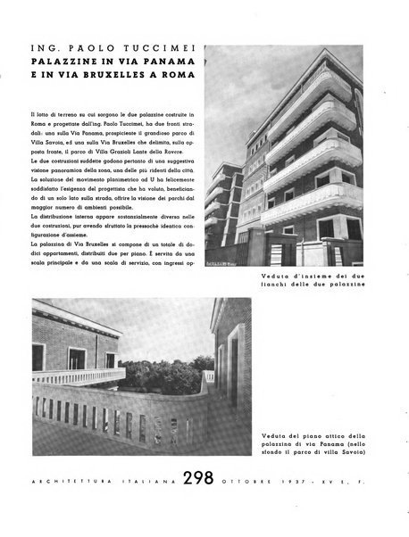 L'architettura italiana periodico mensile di costruzione e di architettura pratica